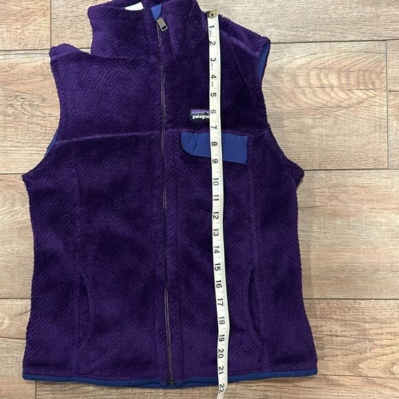 PATAGONIA Re-Tool Fleece Vest, Purple, Small pre-owned excellent condition - Picture 7 of 8